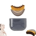 thumbnail image 1 of Lymphatic Contour Face Brush for Dry Brushing, Ergonomic Lymphatic Drainage Massager for Chin, Jawline & Facial Sculpting, 1 of 5