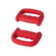 thumbnail image 2 of GARENDE 2 Pieces Boxing Dumbbells D Shape Grip Hand Weight for Aerobics Exercises Walkin Red, 2 of 9