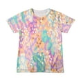 thumbnail image 2 of SDJMa Girls' Active Short Sleeve Tie Dye Tops , Girls Casual Tunic Crew Neck Loose Soft Blouse T-Shirt, 2 of 6