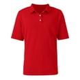 thumbnail image 5 of Men's Quick Dry Tactical Polo Shirt, Lightweight Breathable Performance Polo, Short Sleeve UPF 50+ Outdoor Golf Shirt Watermelon Red M, 5 of 8