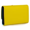 thumbnail image 3 of Disney Wallet, Foldover, Pixar Luxo Ball Bounding Yellow Red Blue, Vegan Leather, 3 of 7