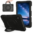 thumbnail image 4 of ELEHOLD Case for Samsung Galaxy Tab A11+/A9 plus, Shockproof Case with 360° Rotating Ring Stand and Shoulder Strap, EVA Soft Edges, 3-in-1 Stylus Pen Included,Black, 4 of 9