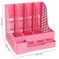 thumbnail image 2 of File Holder Sturdy Collapsible Large Capacity Magazine Divider Desktop Organizer, 2 of 10