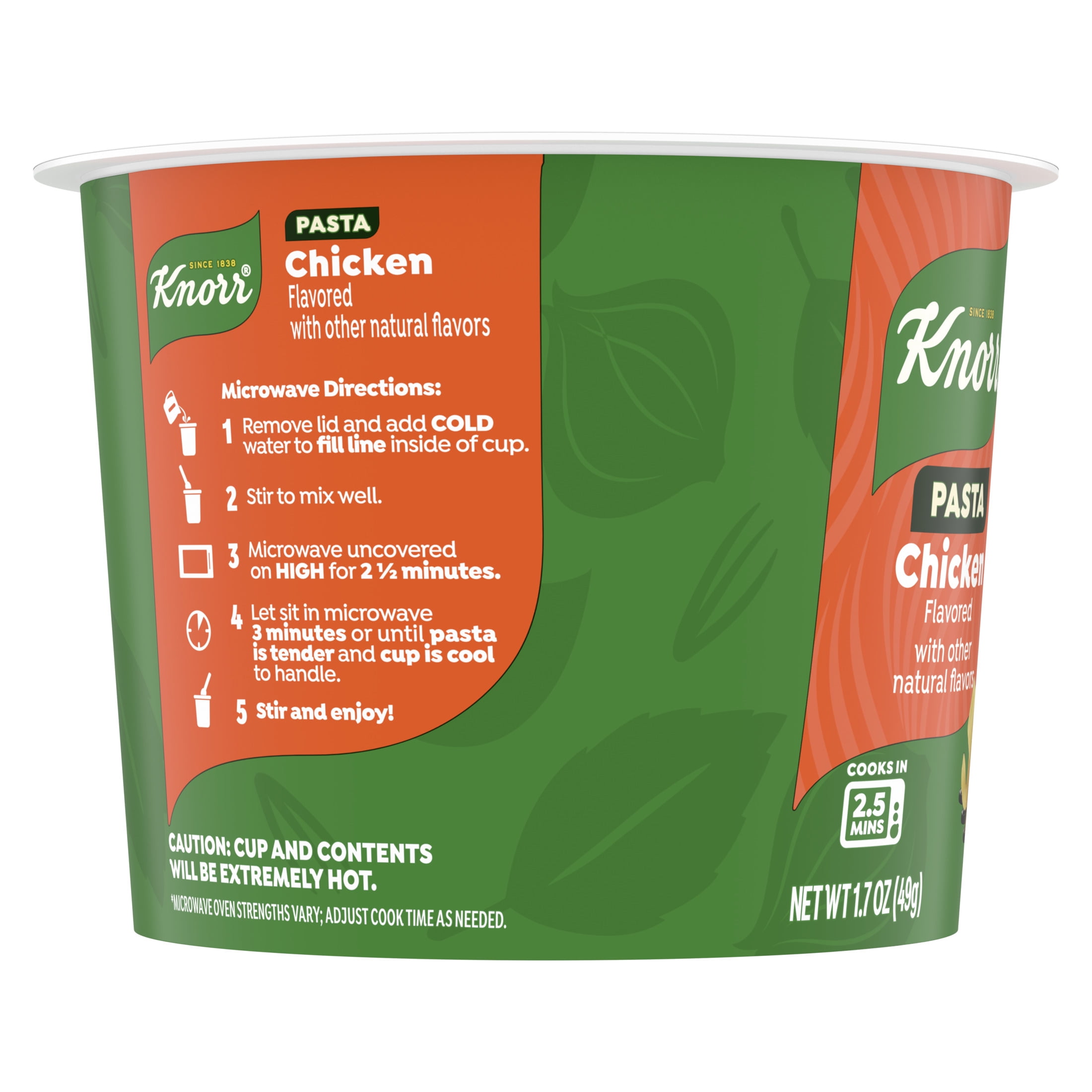 Knorr Sides Chicken Pasta Cup 1.7oz, Made with Real Vegetables