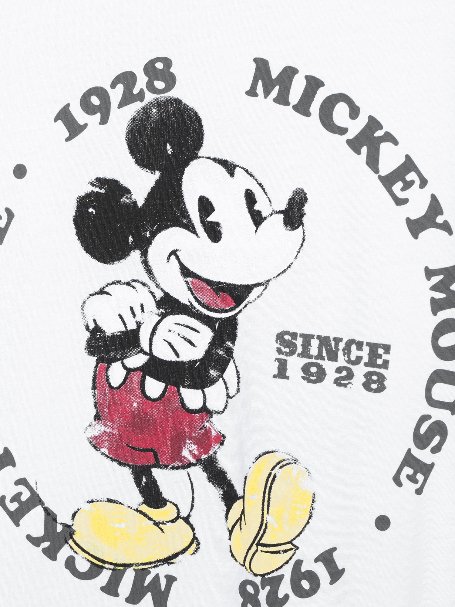 Disney Men’s Old School Classic Mickey Mouse Sleepwear Set, 2-Piece Sizes S-2XL