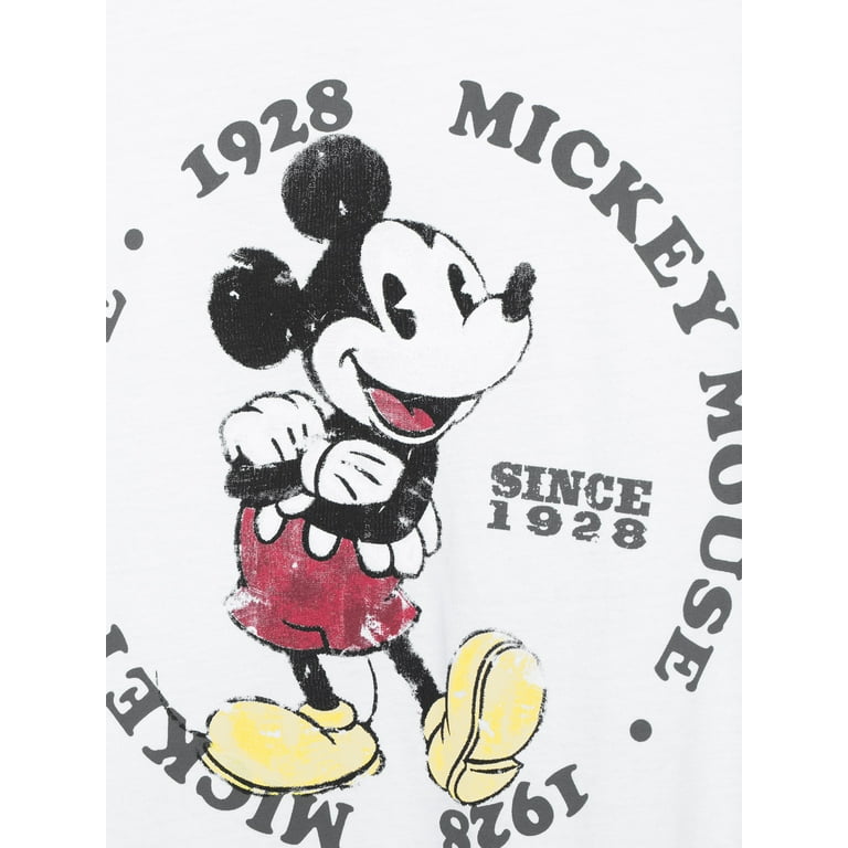 Disney Men's Old School Classic Mickey Mouse Sleepwear Set, 2
