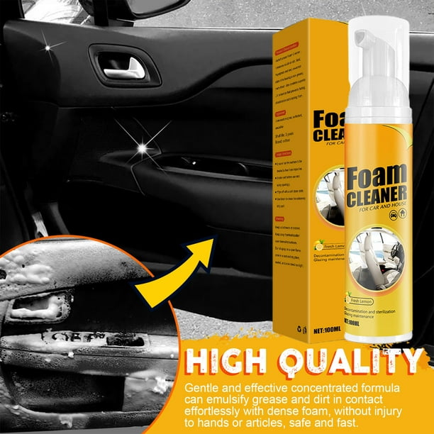 Mousse de nettoyage pour intérieur de voiture, 30ml, nettoyant