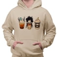 thumbnail image 2 of Scissors Coffee Halloween Hoodie Sweatshirt Unisex 2X-Large Sand, 2 of 5