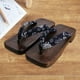 thumbnail image 1 of Zuecos de de japonés, sandalias cómodas de interior libre de Geta Cuadrado azul 45 Salvador Zapatillas de zueco, 1 of 8