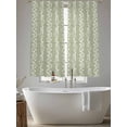 thumbnail image 5 of Sage Green Spring Leaves Sheer Curtains 72 Inch Length 2 Panels Set, Pastoral Botanical Striped Flowers Voile Window Treatment Curtains Sheers Drapes for Bedroom/Living Room/Kitchen 52"x72"x2, 5 of 7