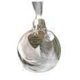 thumbnail image 2 of Xihbxyly Adorno Conmemorativo de Alas de Ángel, Grabado "Mi Corazón Está En El Cielo", Diseño Antiguo, Ideal para Árbol de Navidad o para Intercambiar Regalos, Decoración Conmemorativa Especial, Un D, 2 of 3