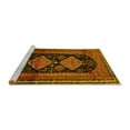 thumbnail image 2 of Ahgly Company Machine Washable Indoor Rectangle Persian Yellow Traditional Area Rugs, 6' x 9', 2 of 4