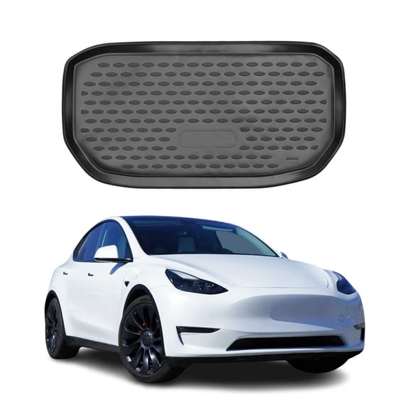 2020-2026 Tesla Model Y Cargo Liner Trunk Mat All Weather Front Trunk Frunk Mat Black