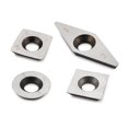 thumbnail image 5 of Woodriver Carbide Replaceable Tip Turning Tool 3-Piece Set Round, Square, Diamond Tips, 5 of 8