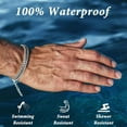 thumbnail image 6 of Men’s Silver Bracelet Set – Stainless Steel Cuban Link & Rope Chain, Adjustable Waterproof Jewelry for Men, 6 of 10