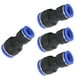 thumbnail image 5 of Conector Reductor Recto, Conectores De Empuje Rectos De Aplicación Amplia Que Ahorran Espacio Para Textiles Para Mecánicos Para Mecanizado Para Tratamiento Médico ANGGREK BF1012, 5 of 8