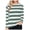 Green, variant on Women's Oversized Striped Polo Sweatshirt Long Sleeve Rugby Collared Pullover Tops Loose Fit Shirt Black, M