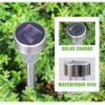 thumbnail image 4 of POINTERTECK Solar Garden Lights 1Pack Solar Lights Outdoor - Waterproof  Stainless Steel Outdoor Solar Lights  LED Solar Powered Landscape Lighting for Yard Patio Walkway Landscape In-Gro, 4 of 5
