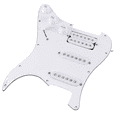 thumbnail image 3 of SQ Electric Guitar Loaded Prewired Electric Guitar Pickguard Pickup Assembly White Regular, 3 of 7