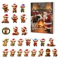 thumbnail image 1 of Calendario de Adviento Navideño de Vacas 2025 | Calendario de Cuenta Regresiva de 24 Días con Temática de Toros y Adornos Acrílicos Colgantes | Decoración Navideña Reutilizable para Niños, Ideal Como, 1 of 4