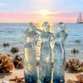 thumbnail image 6 of Sisters by My Side, Celebrates Friendships Three Sisters Sculpture,Modern Shaped Women Art Crafts Tabletop Decor for,Sister Figurine Gift for Best Friend Bestie Women (Three Sisters), 6 of 8