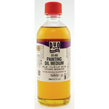 Promenade Oil Painting - Holbein DUO Aqua Oil Painting Medium, 200ml, Bottle