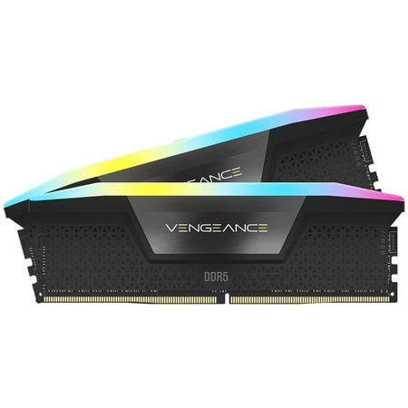 在庫有り 即納 CORSAIR VENGEANCE RGB DDR5-5200 16GB (8GB×2) CL40 Intel XMP 3.0対応 デスクトップPC用メモリ ブラック CMH16GX5M2B5200C40