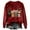 a-Red5613, variant on Women's Christmas Pullover Sweater Xmas Fashion Fuzzy Sweater With Cute Cat Pattern Crewneck Long Sleeve Loose Fit Jumper For Holiday Celebrations Casual Outings Fashionable Knitwear