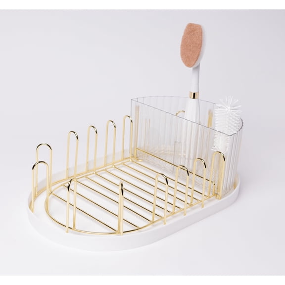 Winnie & Lu Airess Bottle Bundle – Premium Baby Bottle Drying Rack Set with Nipple Holder & Cleaning Wand