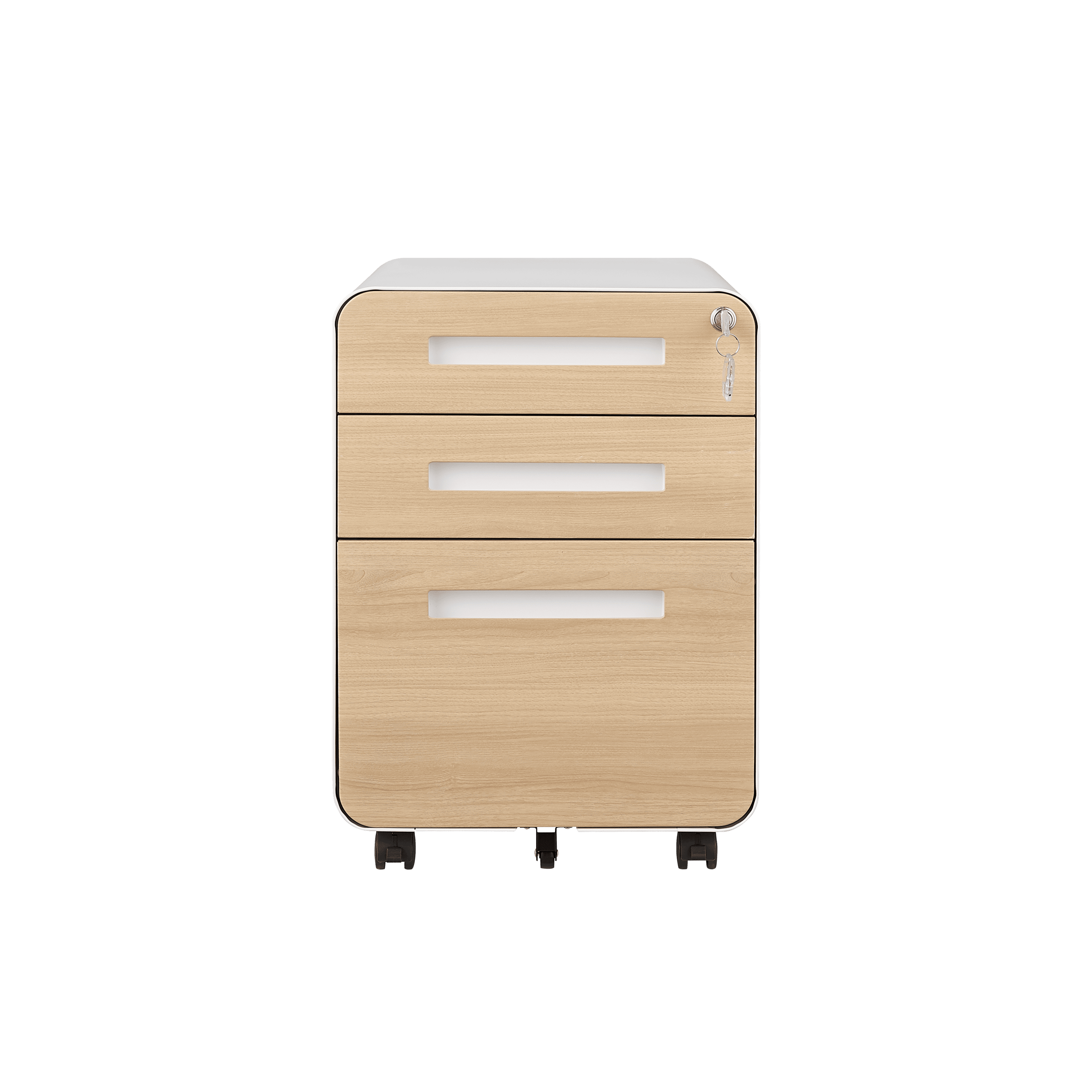 3 Drawer Mobile File Cabinet Under Desk Office,Simple Style Versatile Storage Cabinet for Legal/Letter/A4 Files, 5 Wheel Design Anti-Tilting Cold Rolled Steel Waterproof Moisture-Proof Black