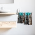 thumbnail image 6 of Farmhouse Flower Floral Bathroom Hand Towel Set of 2, Rustic Teal Turquoise Dahlia Fingertip Towel Country Blue Wild Garden Plant Decorative Soft Highly Absorbent Bath Towels for Home Hotel Gym Spa, 6 of 8