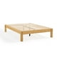 thumbnail image 1 of Base De Cama Luuna Madera De Bambú Matrimonial marron claro, 1 of 5