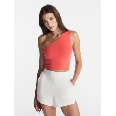 Avia Women's One Shoulder Sports Bra, Sizes XS-XXXL