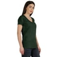 thumbnail image 2 of Inkmeso V Neck Basic Tee Classic fit short sleeves Tshirt For Women Summer Cotton Tops XS,3XL, 2 of 8
