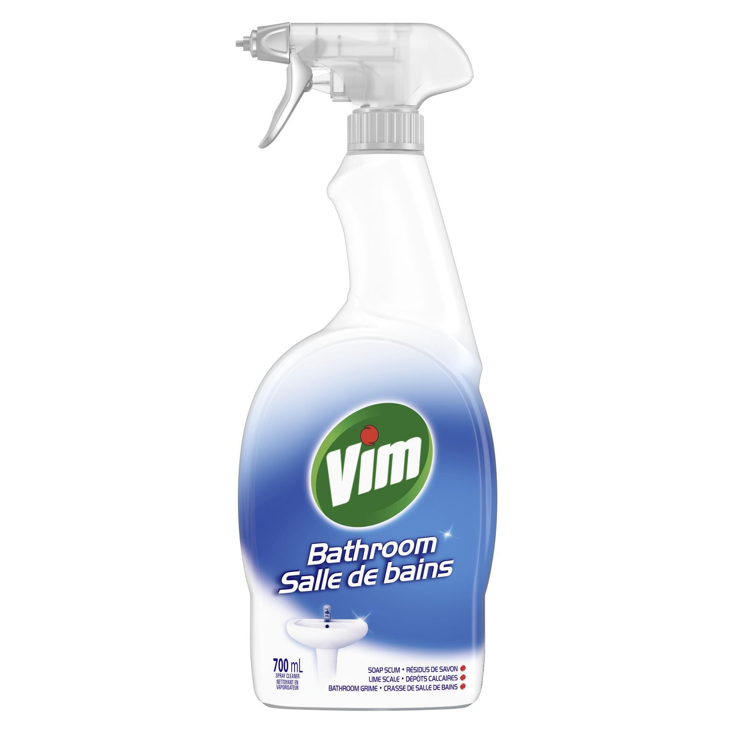 Vim Spray Cleaner Bathroom Spray disinfectant with powerful foaming action, 700mL
