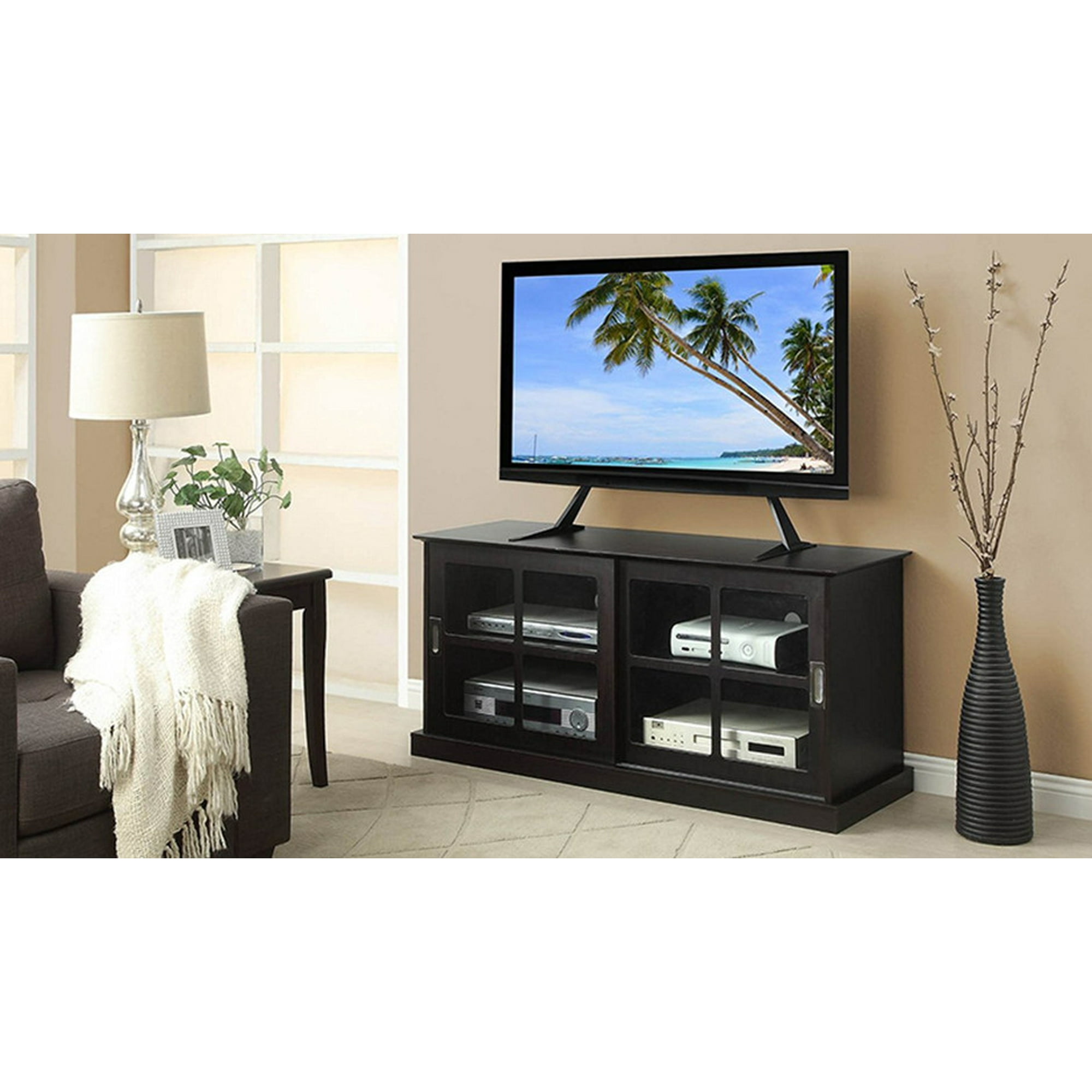 Primecables Universal Tv Mount Stand Table Top Base Fits 37 65 Up To 35kg 77lbs For Led Or Lcd