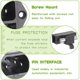 thumbnail image 4 of AC 250V 10A 2 in 1 Mount Inlet Module Plug Socket Power Entry Connector Male Blades with 10A Fuse(P, 4 of 5