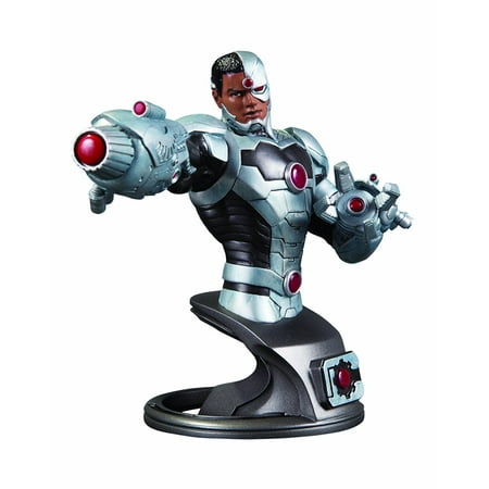 DC Direct Comics The New 52: Cyborg Bust, Sculpted by Jean St. Jean By DC Comics Ship from