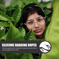 thumbnail image 2 of 6pcs Silicone Glasses Non-slip Ropes Elastic Glasses Hanging Ropes (Black), 2 of 7