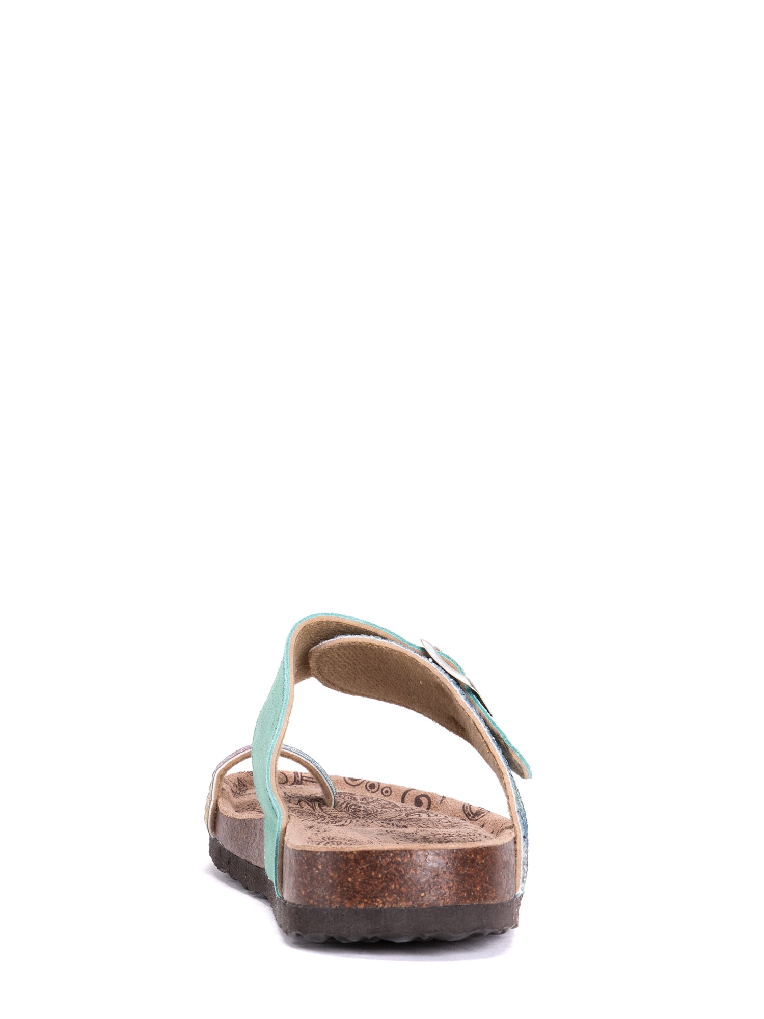 MUK LUKS Pantofole Donna Kathy Ireland Jasmin Scrunchie, In Spugna Morbida Con Soletta Memory Foam, Suola TPR Per Interni/Esterni, Taglie S (5-6) A XL (11-12)