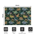 thumbnail image 5 of DarkGreen Cartoon Dinosaurs Jungle Pattern Door Rugs,Washable Non Slip Door Mats Indoor,Decorative Door Mats,Entry Mat Indoor for Entrance,Bedroom,Kitchen,Bathroom,16"x24", 5 of 6