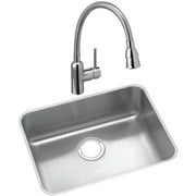 Elkay Eluh191610c Lustertone 21-1/2" Undermount Laundry Sink - Lustrous Highlighted Satin