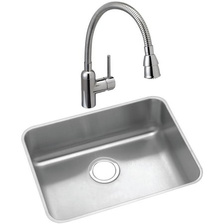 Elkay Eluh191610c Lustertone 21-1/2" Undermount Laundry Sink - Lustrous Highlighted Satin