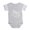 Heather Grey, variant on CafePress - Gothic Skull Initial B - Cute Infant Baby Football Bodysuit