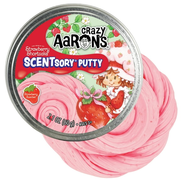 Crazy Aaron’s SCENTsory Putty, Strawberry Shortcake, Pink, Ages 3 and Up
