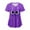 Purple_1, variant on Godom Halloween Shirts for Women Basic Print Graphic T Shirt Fall Halloween Party Tee Tops