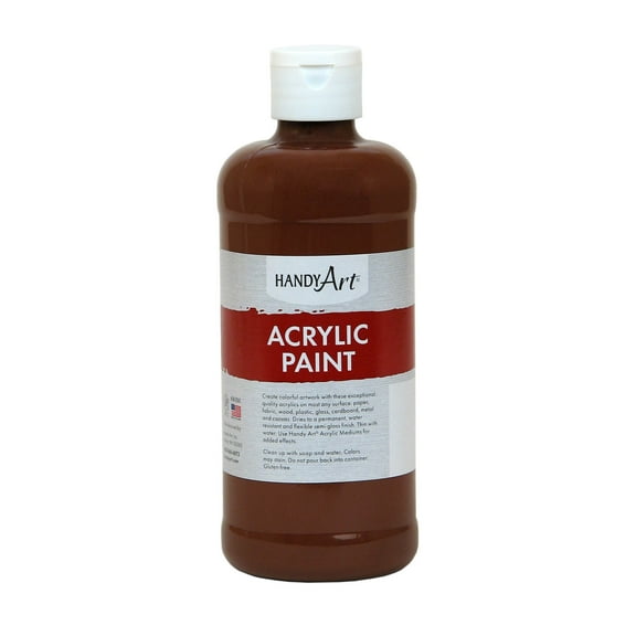 Handy Art Acrylic Paint 16 oz, Burnt Sienna