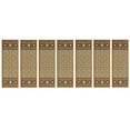 thumbnail image 2 of StepBasic Non-Slip Mat Rubber Backed Slip Resistant Anti Bacterial Stair Treads Gripper Mats Set of 7 - Brown Diamond ( 8.5" x 26" ), 2 of 6