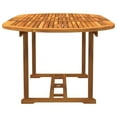 thumbnail image 6 of vidaXL 5 Piece Patio Dining Set Solid Wood Acacia and Textilene, 6 of 10