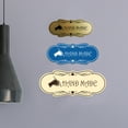 thumbnail image 2 of Designer Hand Made Sign (Blue) - Small, 2 of 5